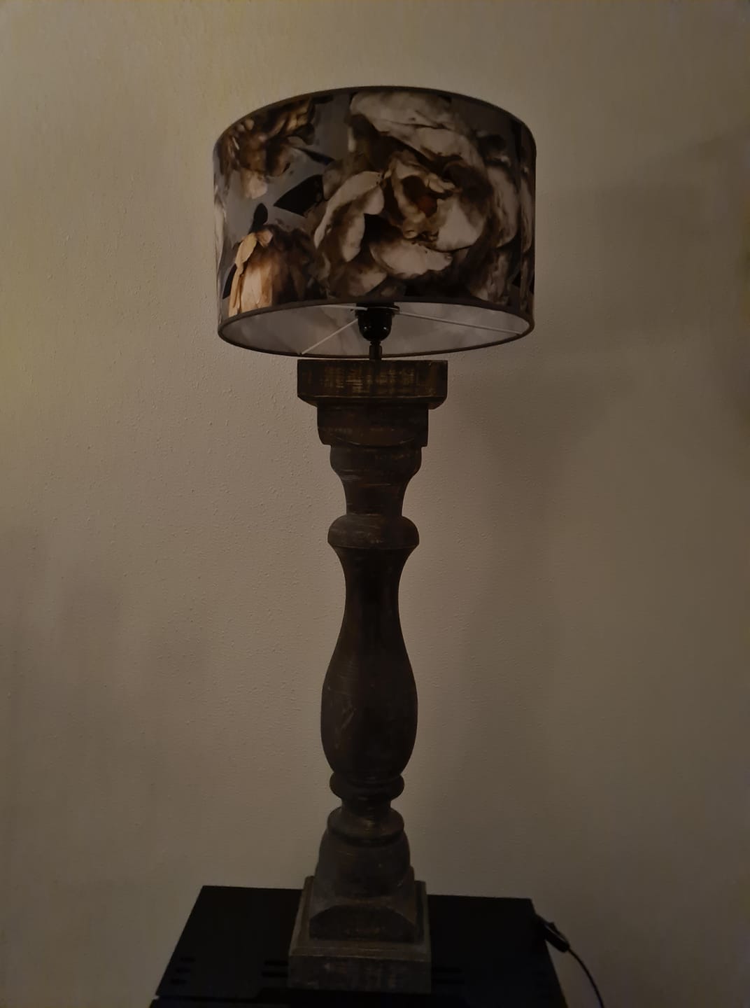 binding Voorlopige storting houten lampenvoet – Deco by suus